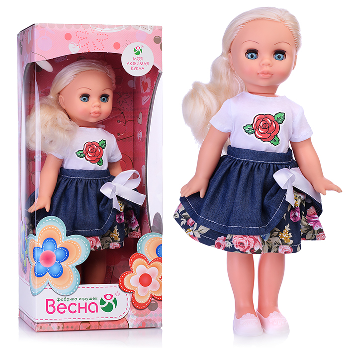 Кукла Эля, цветочная поляна Кукла Эля, цветочная поляна