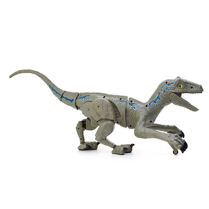Фото к товару Динозавр K26/219-06313 "Велоцираптор" серый, р/у, 27MHz, в коробке Динозавр K26/219-06313 "Велоцираптор" серый, р/у, 27MHz, в коробке