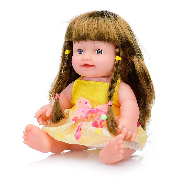 Фото к товару Кукла 205-Q "Радочка" в ярком платье, на батарейках, в ассортименте, в пакете Кукла 205-Q "Радочка" в ярком платье, на батарейках, в ассортименте, в пакете