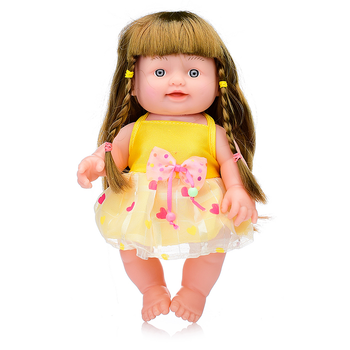 Фото к товару Кукла 205-Q "Радочка" в ярком платье, на батарейках, в ассортименте, в пакете Кукла 205-Q "Радочка" в ярком платье, на батарейках, в ассортименте, в пакете