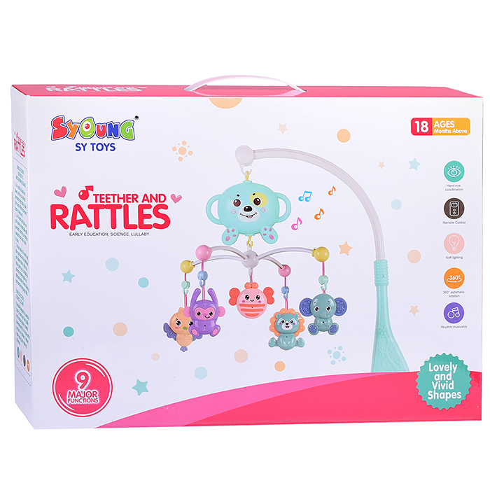 Фото к товару Карусель 1231-B2 музыкальная, в коробке Карусель 1231-B2 музыкальная, в коробке