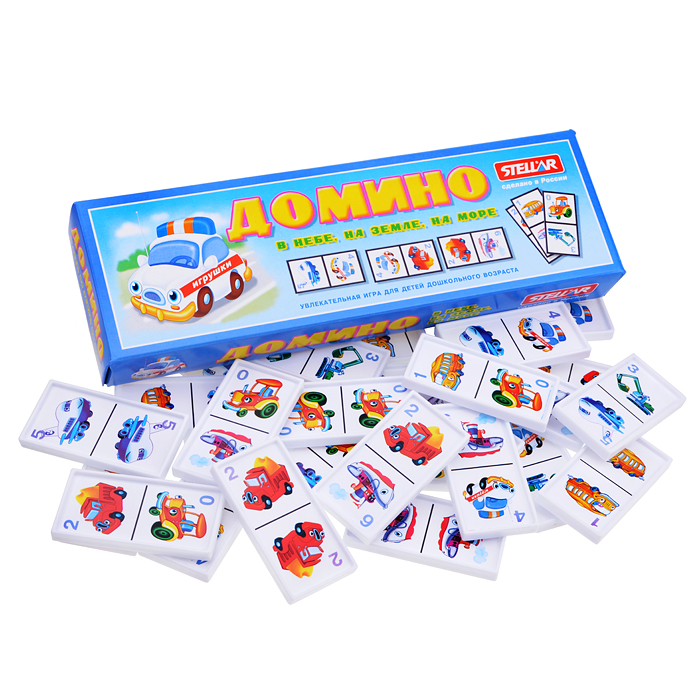 Домино №17 "В небе,на земле,на море"