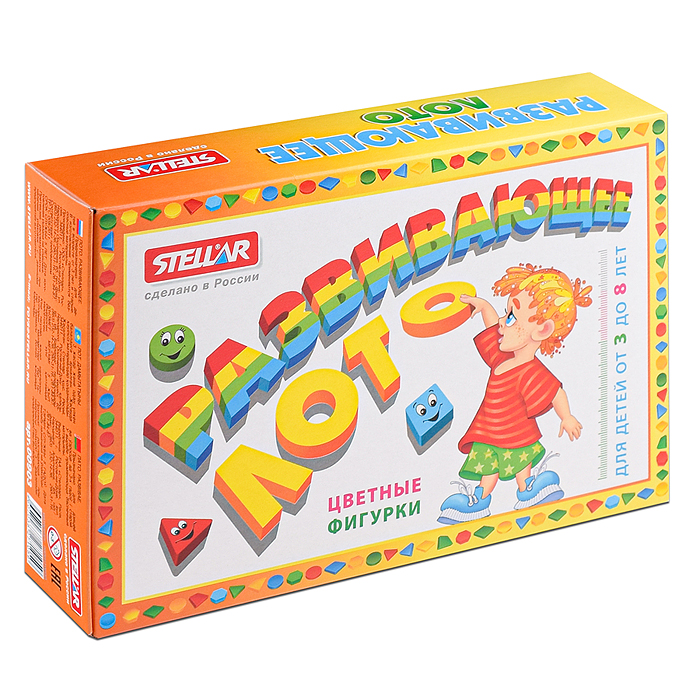 Фото к товару Лото развивающее (цветные фигурки) Лото развивающее (цветные фигурки)