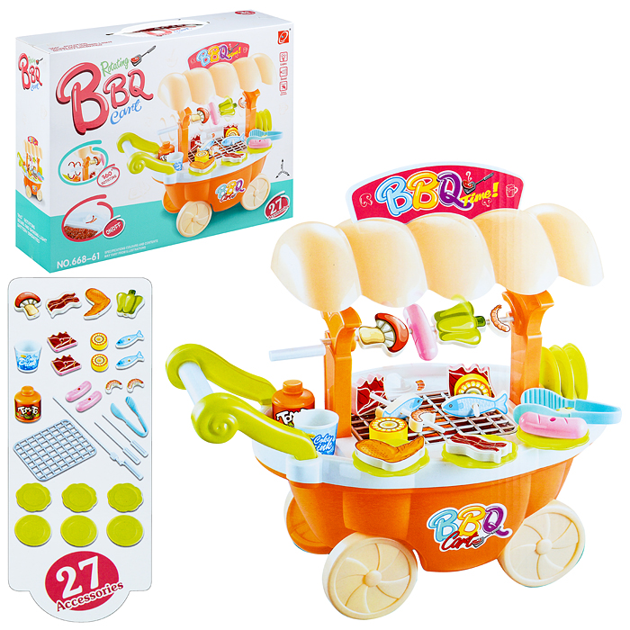 Тележка 668-61 для барбекю, в коробке Тележка 668-61 для барбекю, в коробке