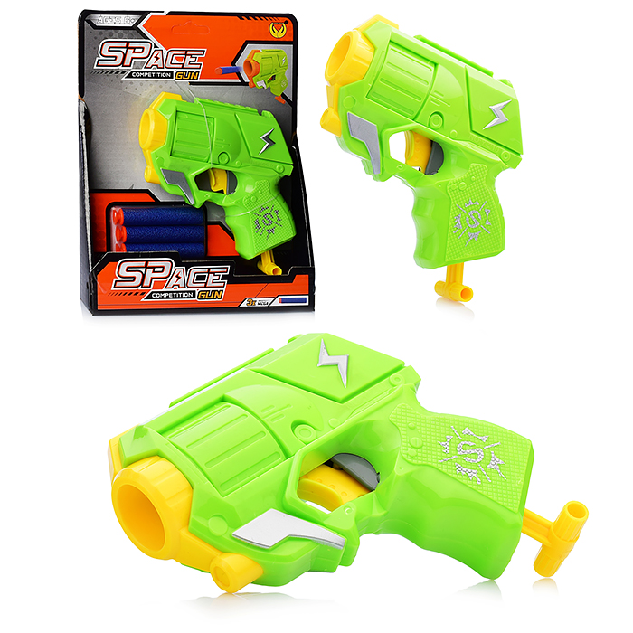 Пистолет Y-211 с мягкими полимерными пулями, в коробке Пистолет Y-211 с мягкими полимерными пулями, в коробке