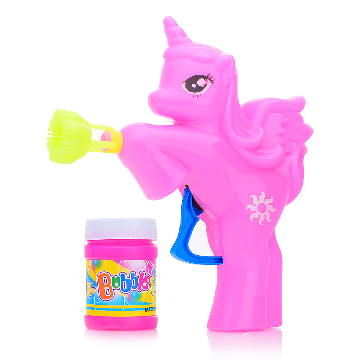 Фото к товару Мыльные пузыри 00-1947 "Пистолет-Единорожка" в пакете Мыльные пузыри 00-1947 "Пистолет-Единорожка" в пакете