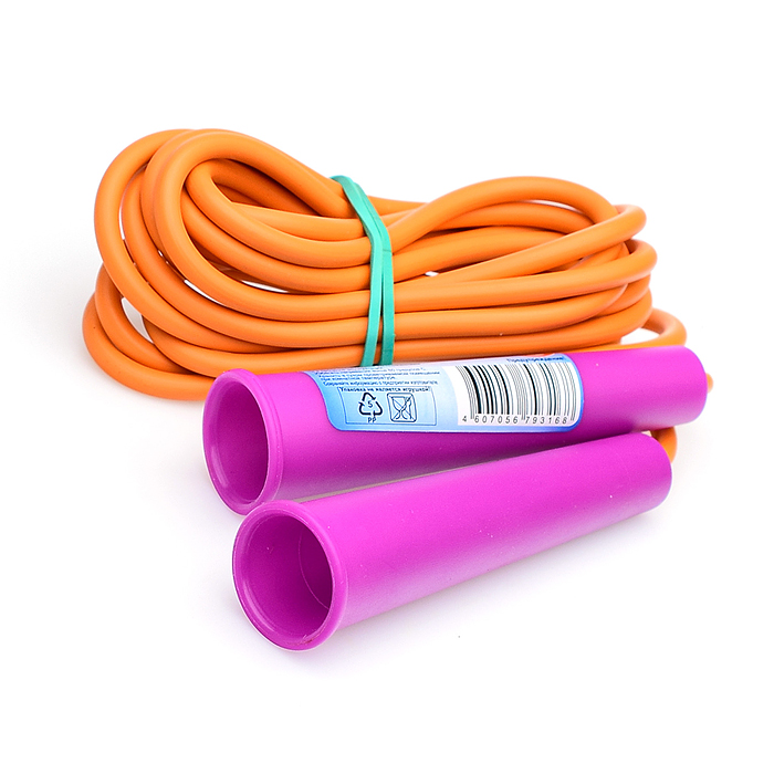 Фото к товару Скакалка 3 м, d шнура 5мм Скакалка 3 м, d шнура 5мм