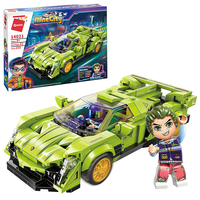 Конструктор 14021 "Автомобиль Вихрь" (292 дет.) Конструктор 14021 "Автомобиль Вихрь" (292 дет.)