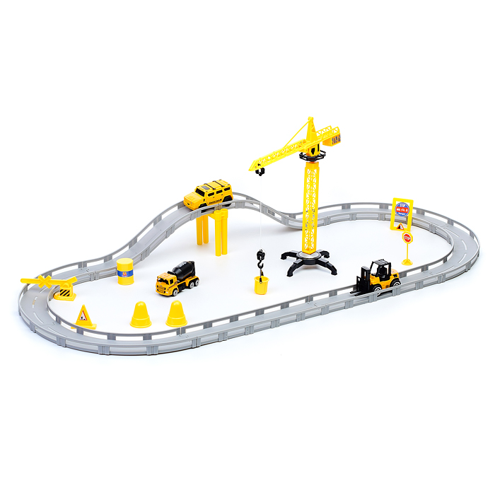 Фото к товару Автотрек MH-145 "Truck Building" в коробке Автотрек MH-145 "Truck Building" в коробке