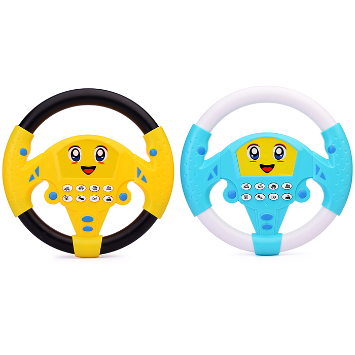 Руль 3260B-P "Смайл" музыкальный, в пакете Руль 3260B-P "Смайл" музыкальный, в пакете