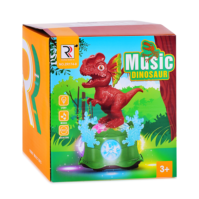 Фото к товару Интерактивная игрушка ZR174-8 "Динозаврик Гоша" в коробке Интерактивная игрушка ZR174-8 "Динозаврик Гоша" в коробке