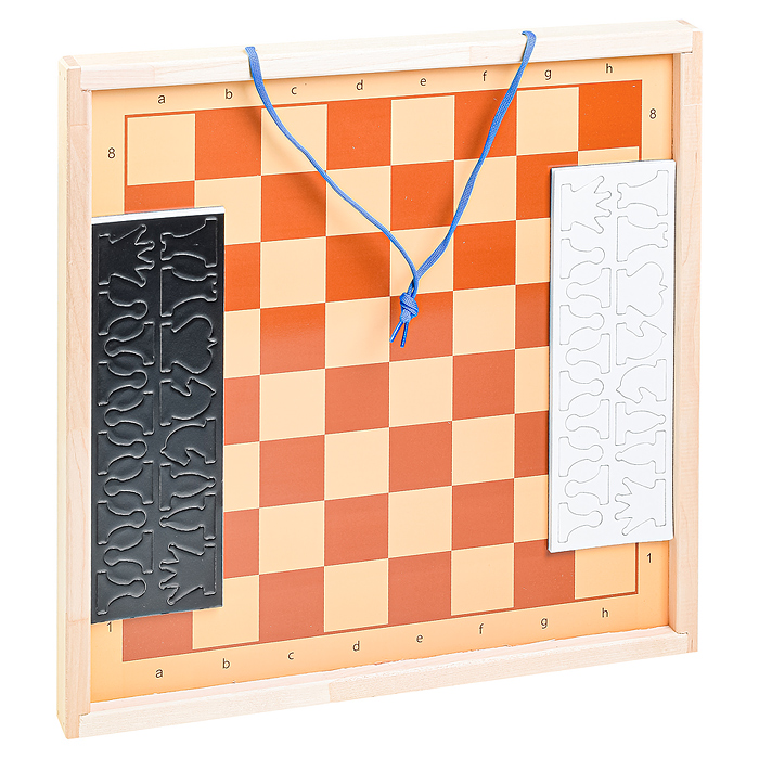 Фото к товару Магнитные демонстрационные шахматы Магнитные демонстрационные шахматы