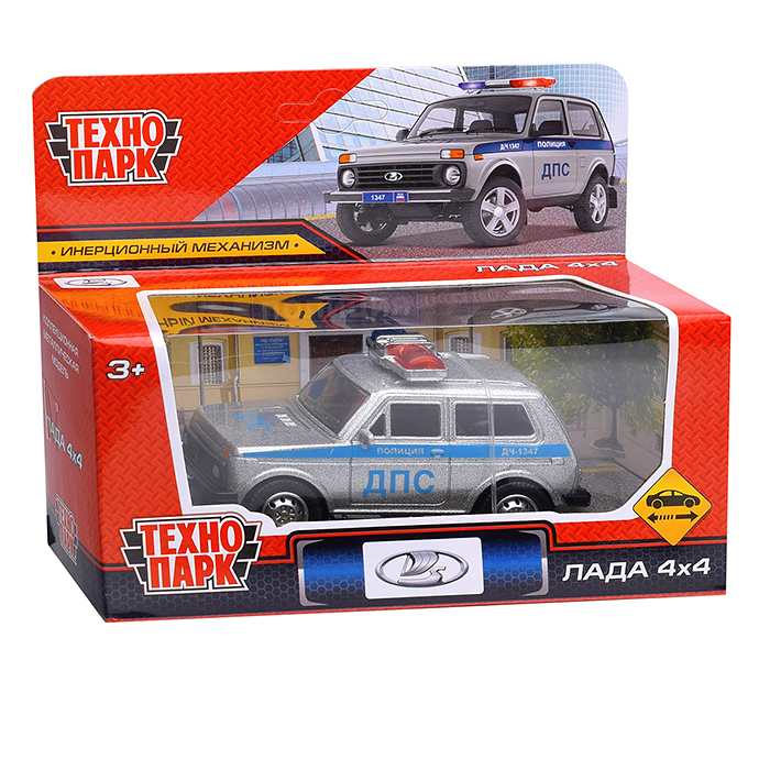 Фото к товару Машина металл LADA Полиция, 10 см, инерция, в коробке Машина металл LADA Полиция, 10 см, инерция, в коробке