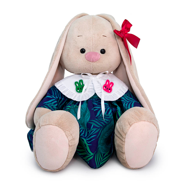 Зайка Ми Большой в платье с белым воротником Зайка Ми Большой в платье с белым воротником