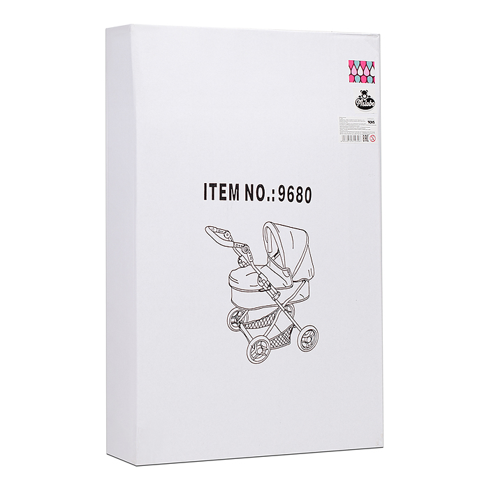 Фото к товару Коляска 9680 (металл) в коробке Коляска 9680 (металл) в коробке
