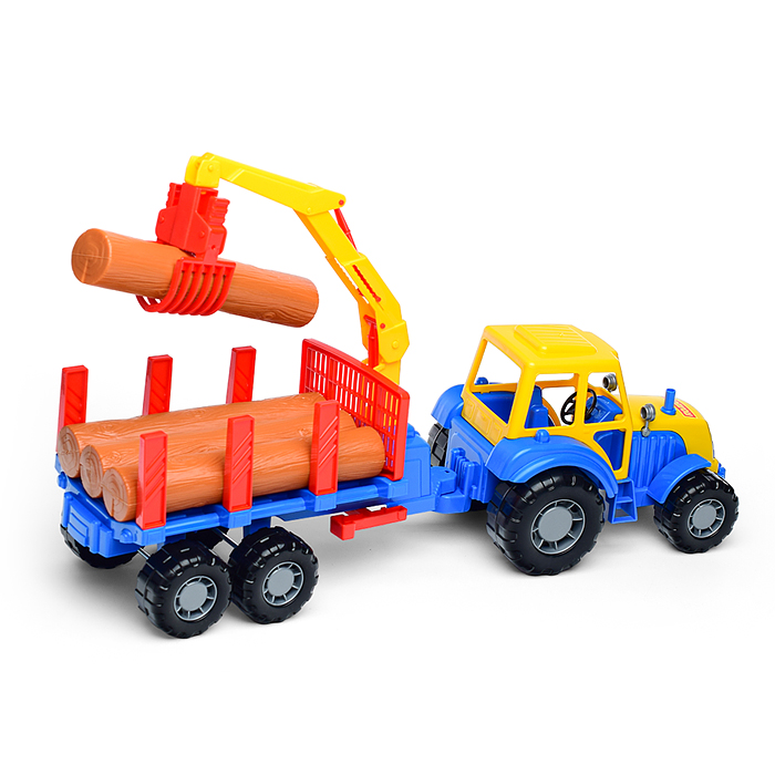 Фото к товару Алтай трактор с полуприцепом-лесовоз Алтай трактор с полуприцепом-лесовоз