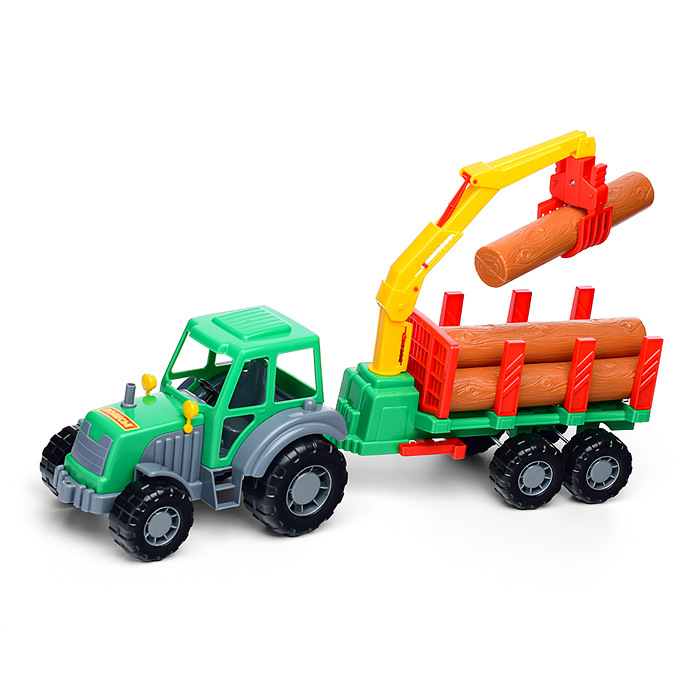 Фото к товару Алтай трактор с полуприцепом-лесовоз Алтай трактор с полуприцепом-лесовоз