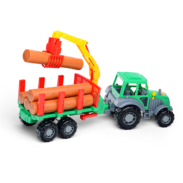 Фото к товару Алтай трактор с полуприцепом-лесовоз Алтай трактор с полуприцепом-лесовоз