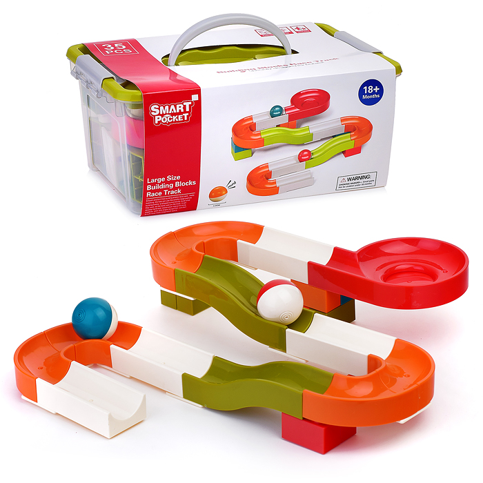 Конструктор S-Y045 "Горка" (35 дет.) в коробке Конструктор S-Y045 "Горка" (35 дет.) в коробке