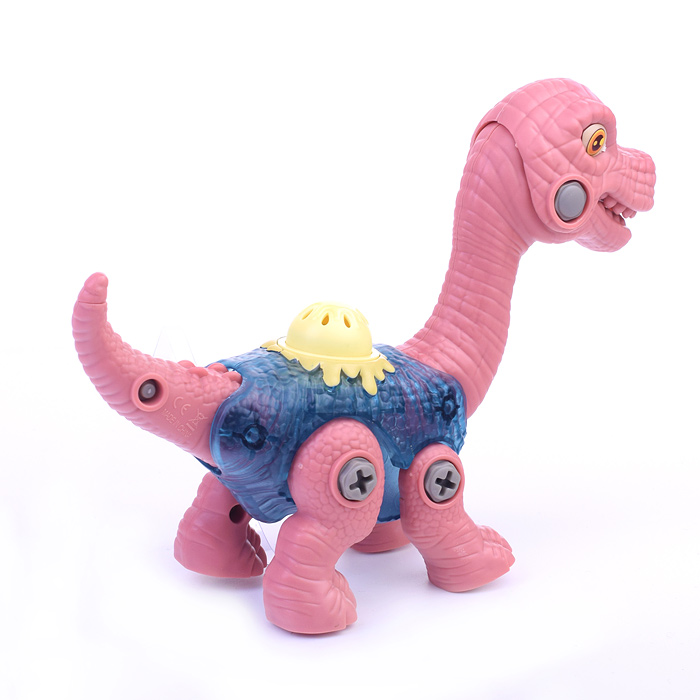 Конструктор RS018F "Бронтозавр" с отверткой (свет/звук), в коробке