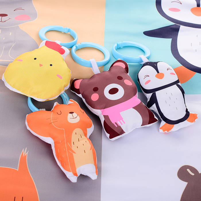 Фото к товару Детский развивающий коврик PS808 "Веселые зверята" Детский развивающий коврик PS808 "Веселые зверята"