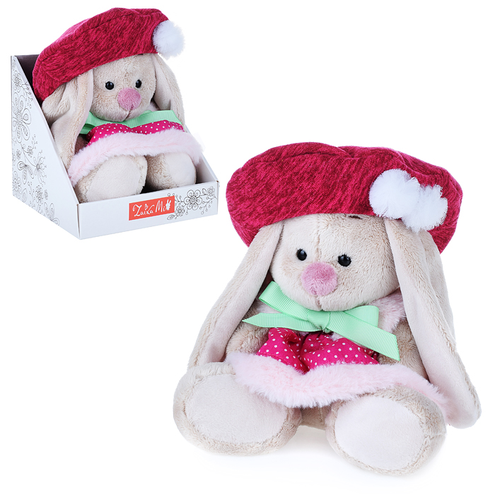 Зайка Ми в юбке и малиновом берете (малыш) Зайка Ми в юбке и малиновом берете (малыш)