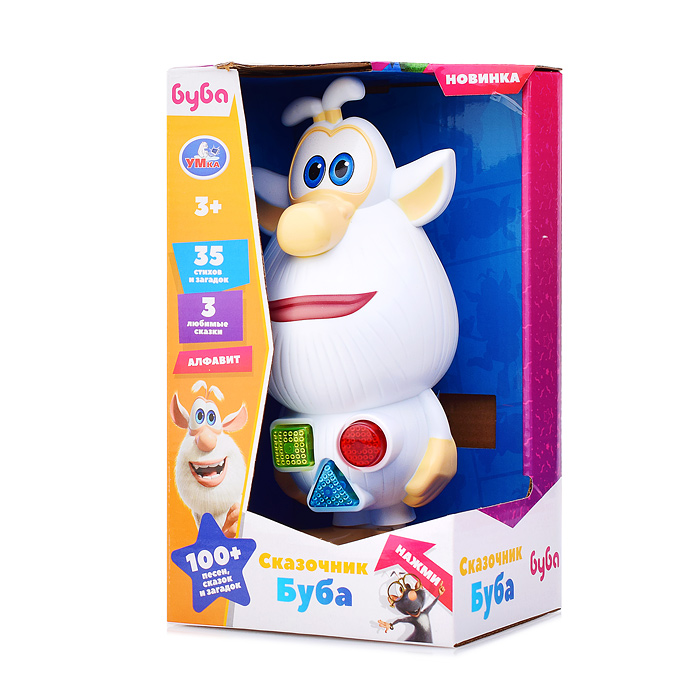 Фото к товару Сказочник "Буба" 100 песен, сказок и загадок. свет. Сказочник "Буба" 100 песен, сказок и загадок. свет.