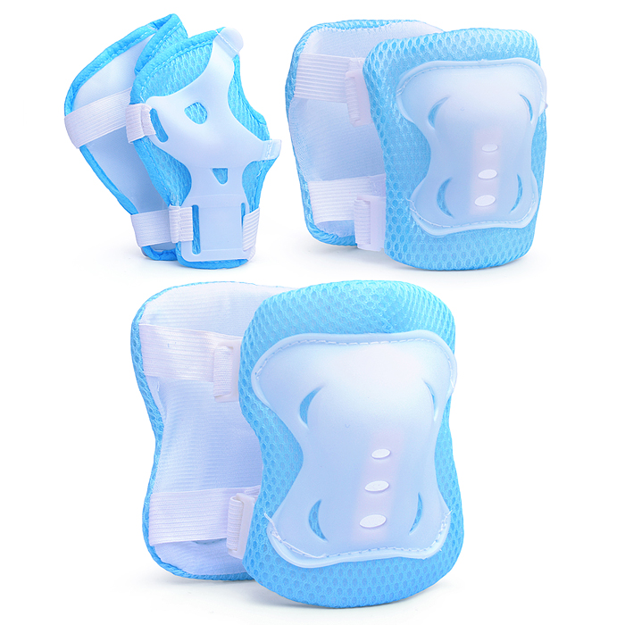 Фото к товару Набор защиты для катания U026164Y (цвет бело/синий) Набор защиты для катания U026164Y (цвет бело/синий)