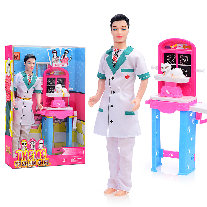 Кукла 3377-17 с аксессуарами в коробке