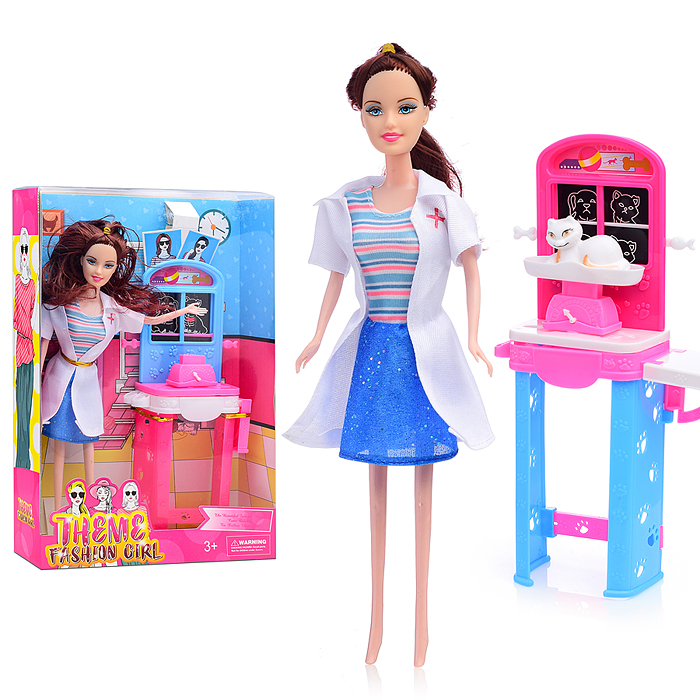 Кукла 3377-17 с аксессуарами в коробке