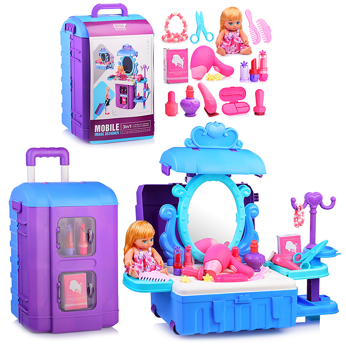 Игровой набор 8126P "Стилист" в чемодане Игровой набор 8126P "Стилист" в чемодане