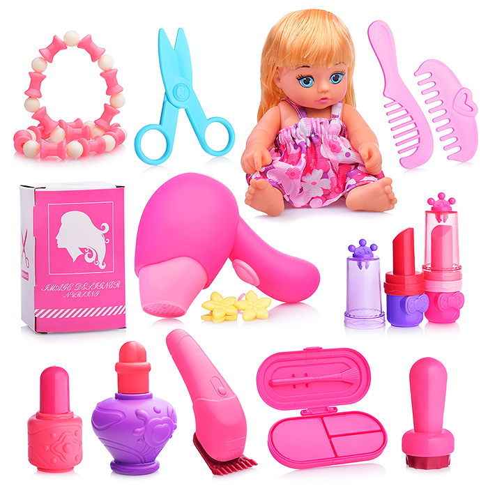 Фото к товару Игровой набор 8126P "Стилист" в чемодане Игровой набор 8126P "Стилист" в чемодане