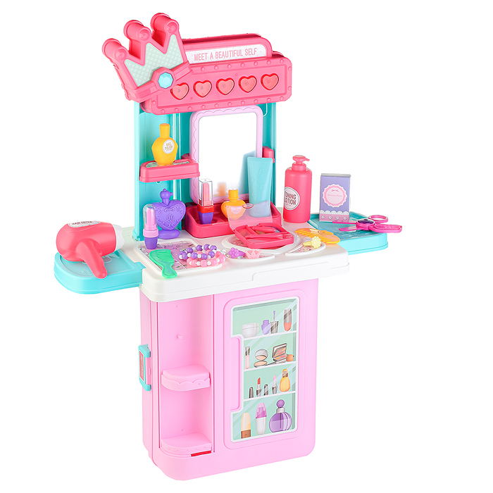 Фото к товару Игровой набор 8254 "Стилист" в чемодане Игровой набор 8254 "Стилист" в чемодане