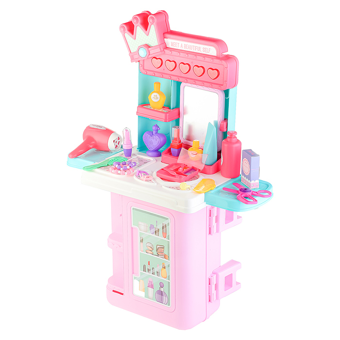 Фото к товару Игровой набор 8254 "Стилист" в чемодане Игровой набор 8254 "Стилист" в чемодане