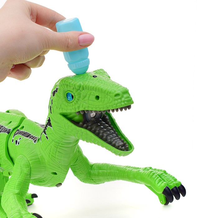 Фото к товару Динозавр K26/219-06312 "Велоцираптор" зеленый, р/у, 27MHz, в коробке Динозавр K26/219-06312 "Велоцираптор" зеленый, р/у, 27MHz, в коробке