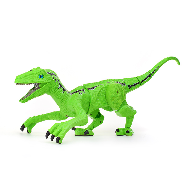 Фото к товару Динозавр K26/219-06312 "Велоцираптор" зеленый, р/у, 27MHz, в коробке Динозавр K26/219-06312 "Велоцираптор" зеленый, р/у, 27MHz, в коробке