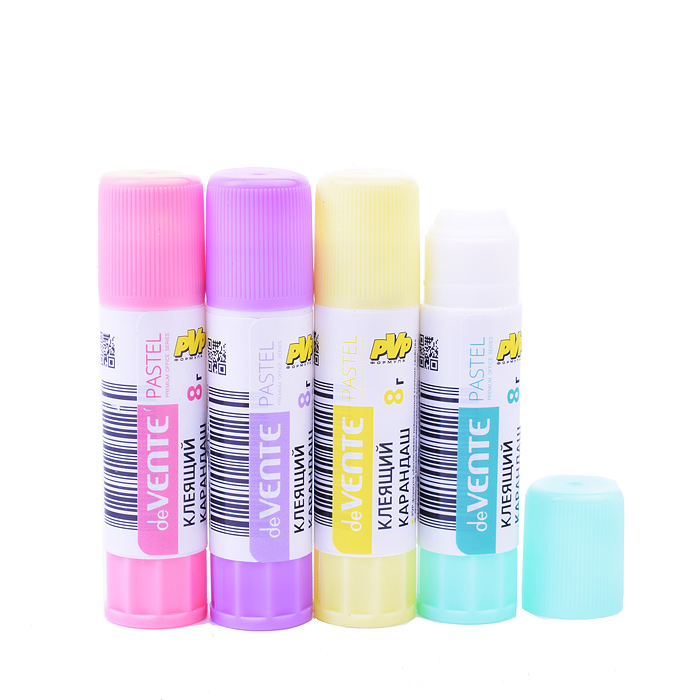 Фото к товару Клеящий карандаш PVP основа "Pastel" 08 г (быстросохнущий) в картонном дисплее с пластиковы Клеящий карандаш PVP основа "Pastel" 08 г (быстросохнущий) в картонном дисплее с пластиковы