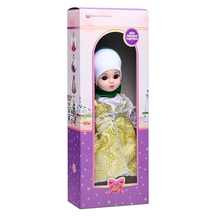Фото к товару Кукла Мадина 35см. в коробке Кукла Мадина 35см. в коробке