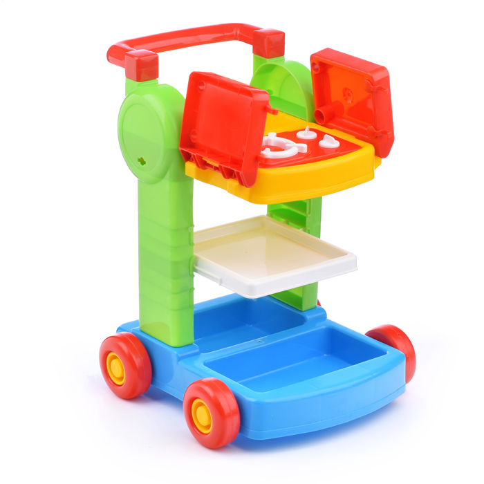 Фото к товару Игровой набор "Любимая кухня" в тележке Игровой набор "Любимая кухня" в тележке