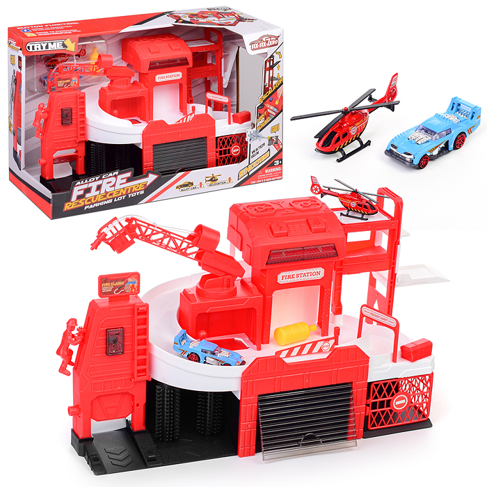 Парковка 660-S26 "Пожарная служба" в коробке Парковка 660-S26 "Пожарная служба" в коробке