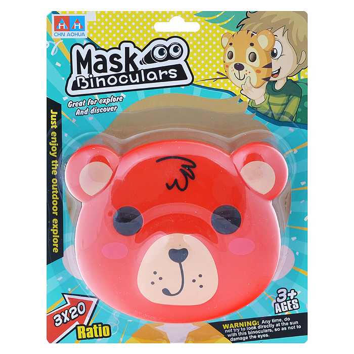 Фото к товару Бинокль-маска 4041A на листе Бинокль-маска 4041A на листе