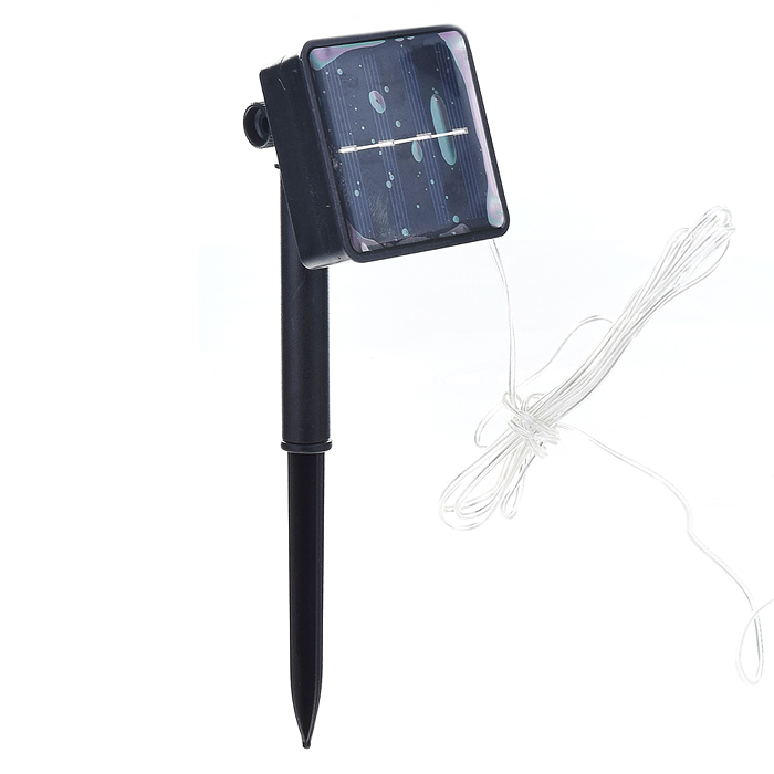 Фото к товару Электрогирлянда светодиодная Роса, 10 м, 100 ламп, Солн.батар., розовый Электрогирлянда светодиодная Роса, 10 м, 100 ламп, Солн.батар., розовый