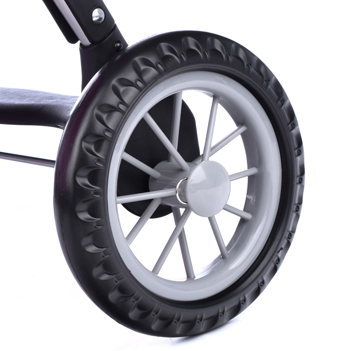 Фото к товару Коляска-люлька 9388 для кукол, металлическая, с корзиной, цвет морские звезды Коляска-люлька 9388 для кукол, металлическая, с корзиной, цвет морские звезды