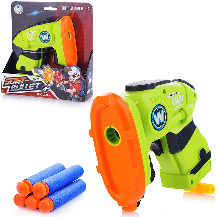 Фото к товару Бластер T-01 цвет микс в коробке Бластер T-01 цвет микс в коробке