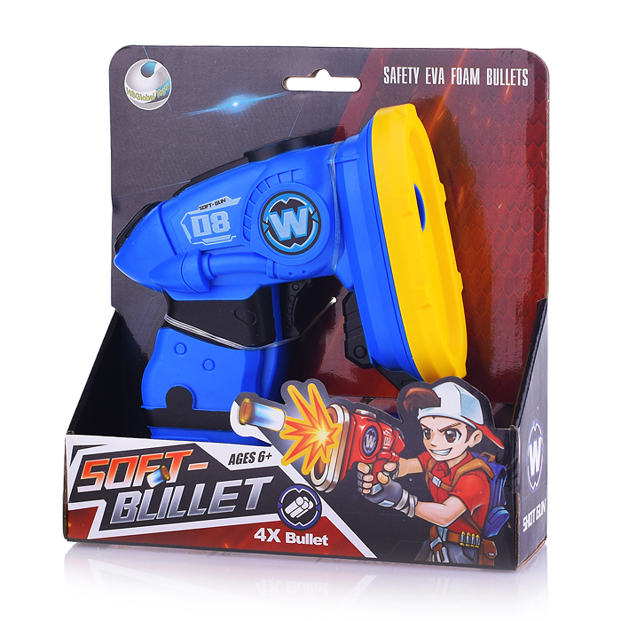 Фото к товару Бластер T-01 цвет микс в коробке Бластер T-01 цвет микс в коробке