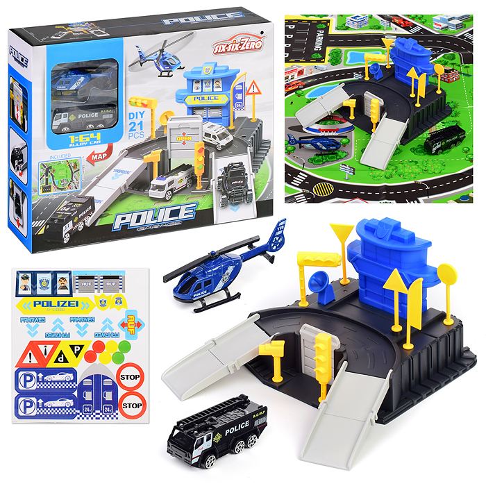 Парковка 660-S05 "Полиция" в коробке Парковка 660-S05 "Полиция" в коробке