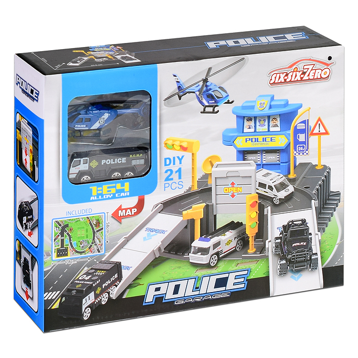 Фото к товару Парковка 660-S05 "Полиция" в коробке Парковка 660-S05 "Полиция" в коробке