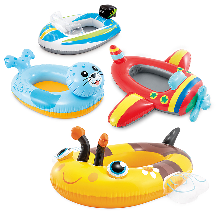Лодка Pool Cruisers, от 3-6 лет, цвета МИКС, 59380NP INTEX