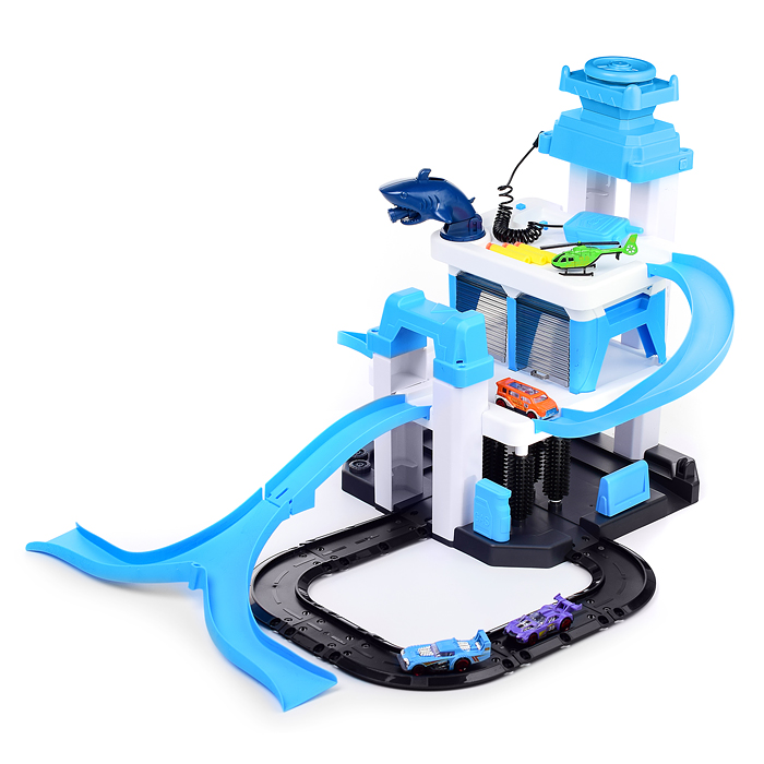 Фото к товару Парковка 660-S24 "Станция обслуживания" голубая, в коробке Парковка 660-S24 "Станция обслуживания" голубая, в коробке