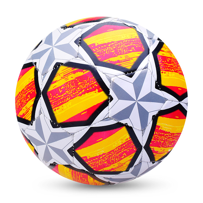 Фото к товару Мяч футбольный 00-1828, размер 5, PVC 270-280г. Мяч футбольный 00-1828, размер 5, PVC 270-280г.